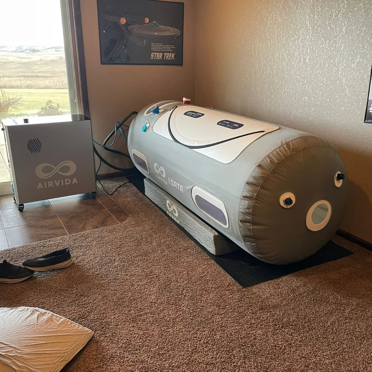 Airvida 1.2 - 1.5 ATA Portable Lying Hyperbaric Chamber