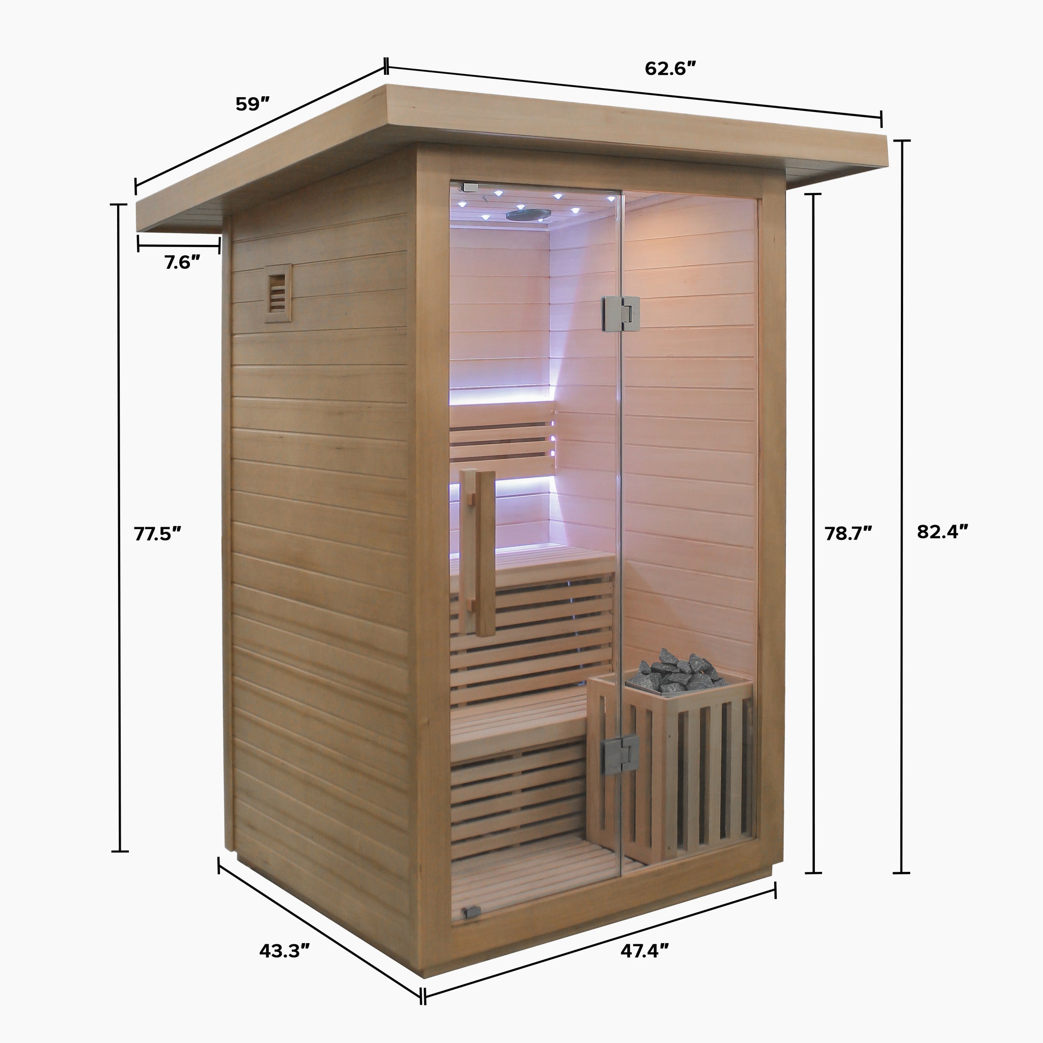 Revive 2 Person Traditional Sauna