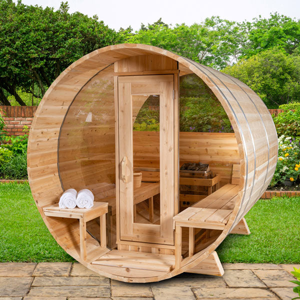 Dundalk CT Tranquility MP 5 Person Barrel Electric Sauna
