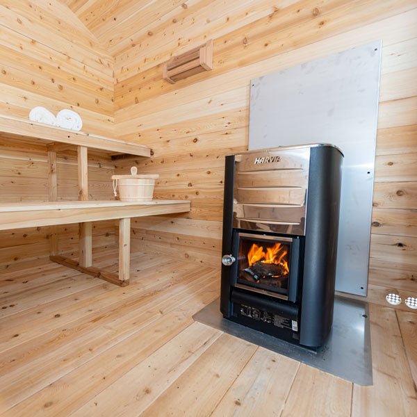 Dundalk CT Georgian Cabin 2-6 Person Wood Burning Sauna
