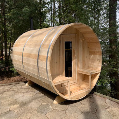 Dundalk CT Serenity 4 Person Barrel Electric Sauna