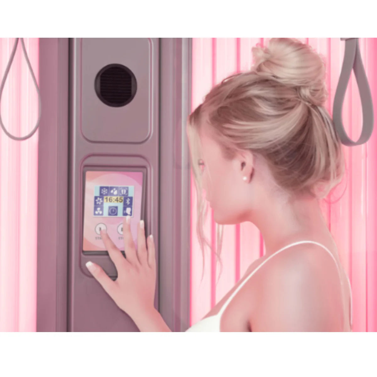 Airvida Dr. Mueller Collashower 48 Red Light + Vibration Plate