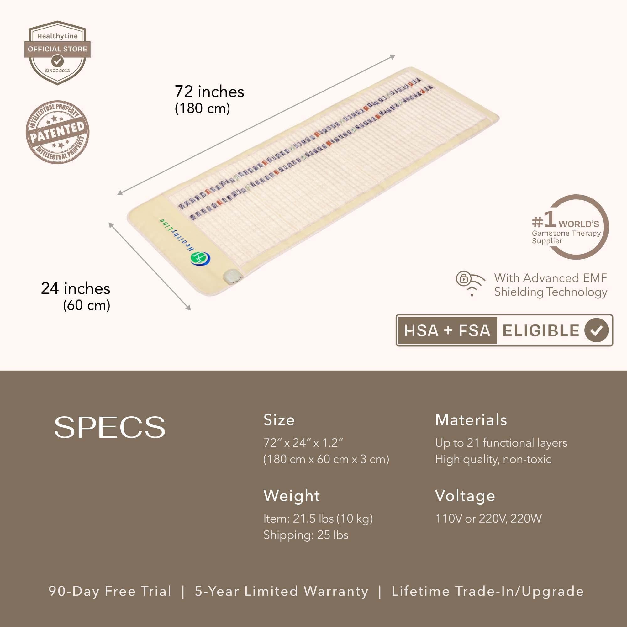 HealthyLine SOFT Series Far Infrared Heating Mat