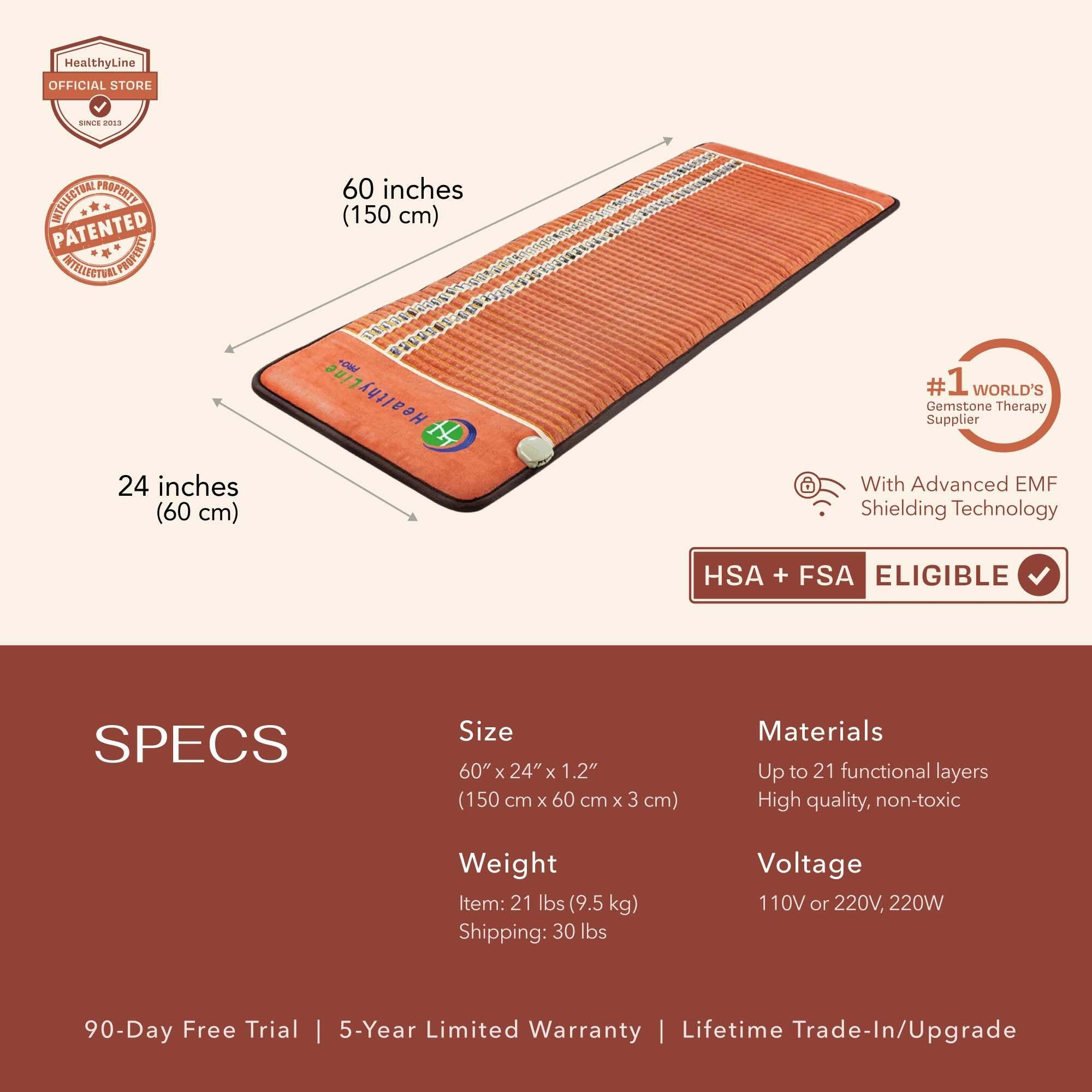 HealthyLine TAO Series Far Infrared Heating Mat