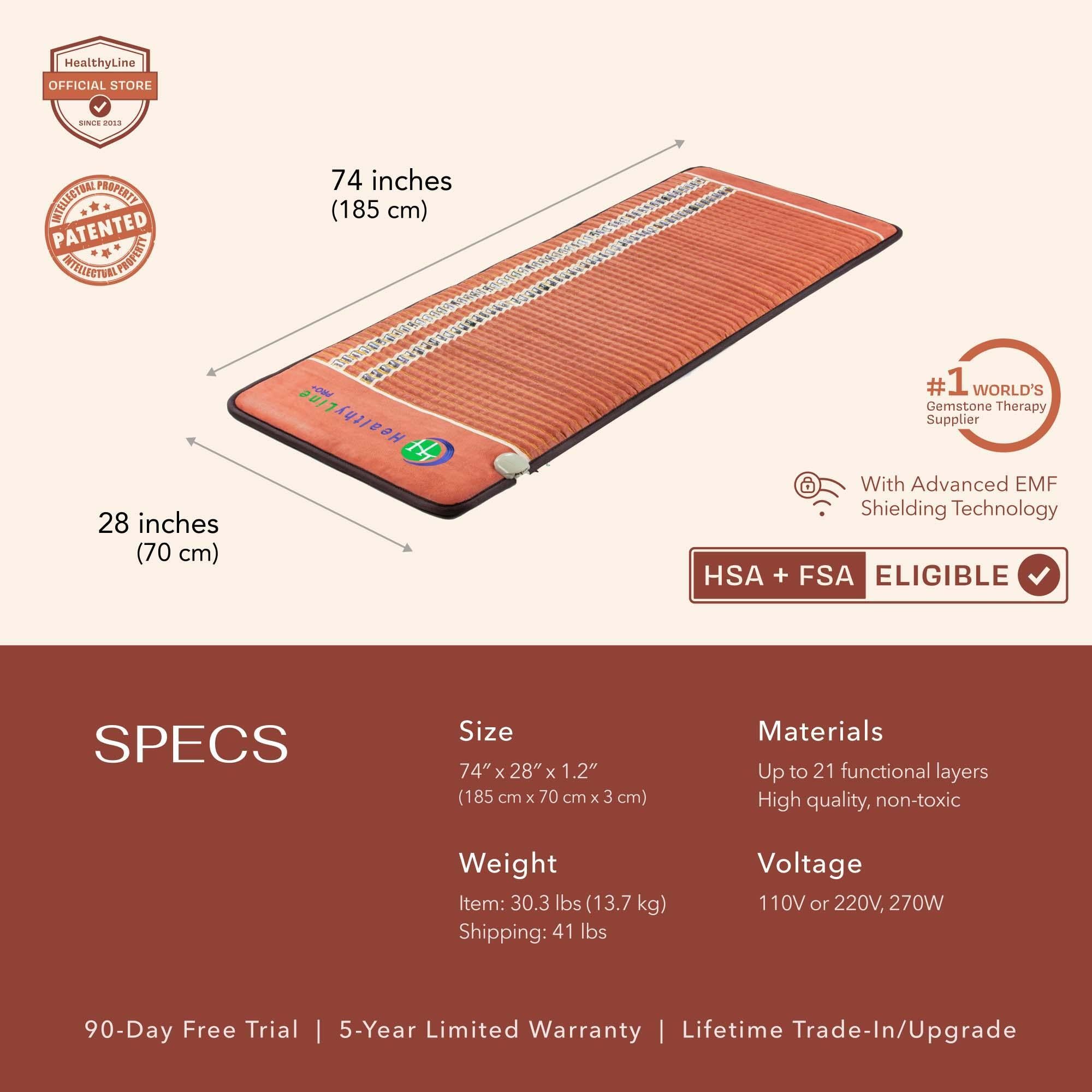 HealthyLine TAO Series Far Infrared Heating Mat