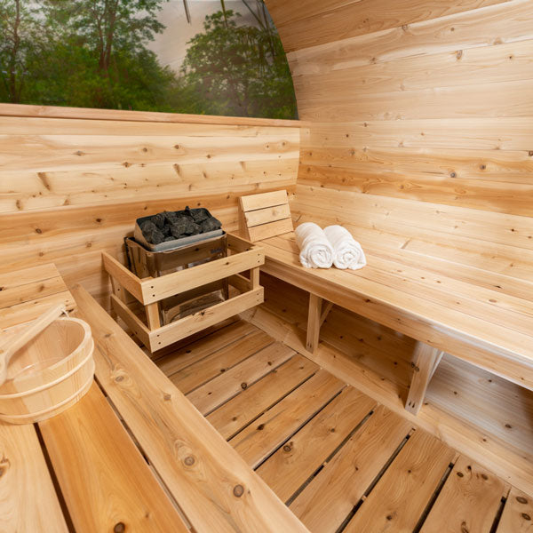 Dundalk CT Tranquility MP 5 Person Barrel Electric Sauna