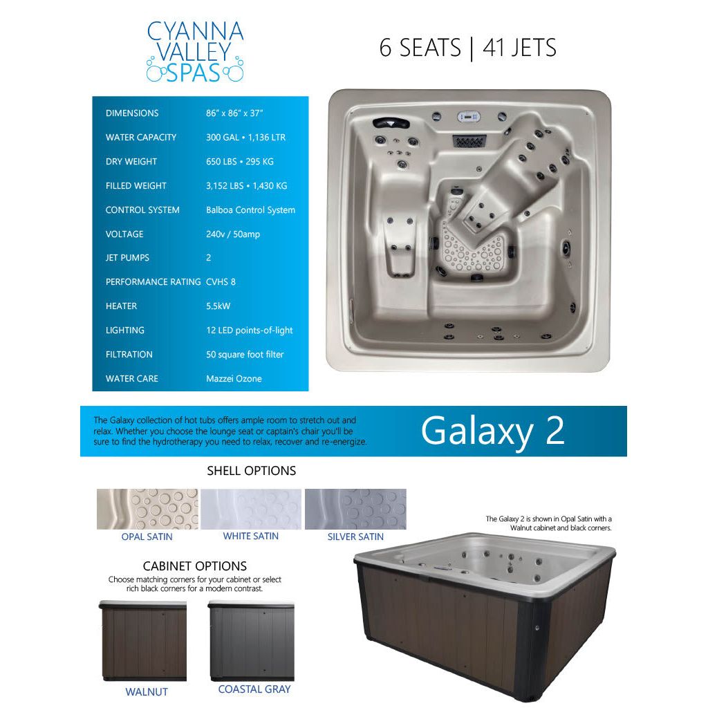 Galaxy 2 Hot Tub (240V)