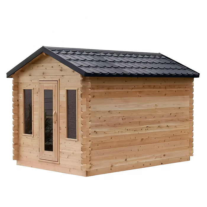 Dundalk CT Georgian Cabin 2-6 Person Outdoor Sauna with Changeroom