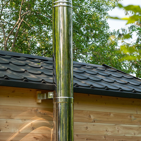 CT Georgian Cabin Wood Burning Sauna with Changeroom