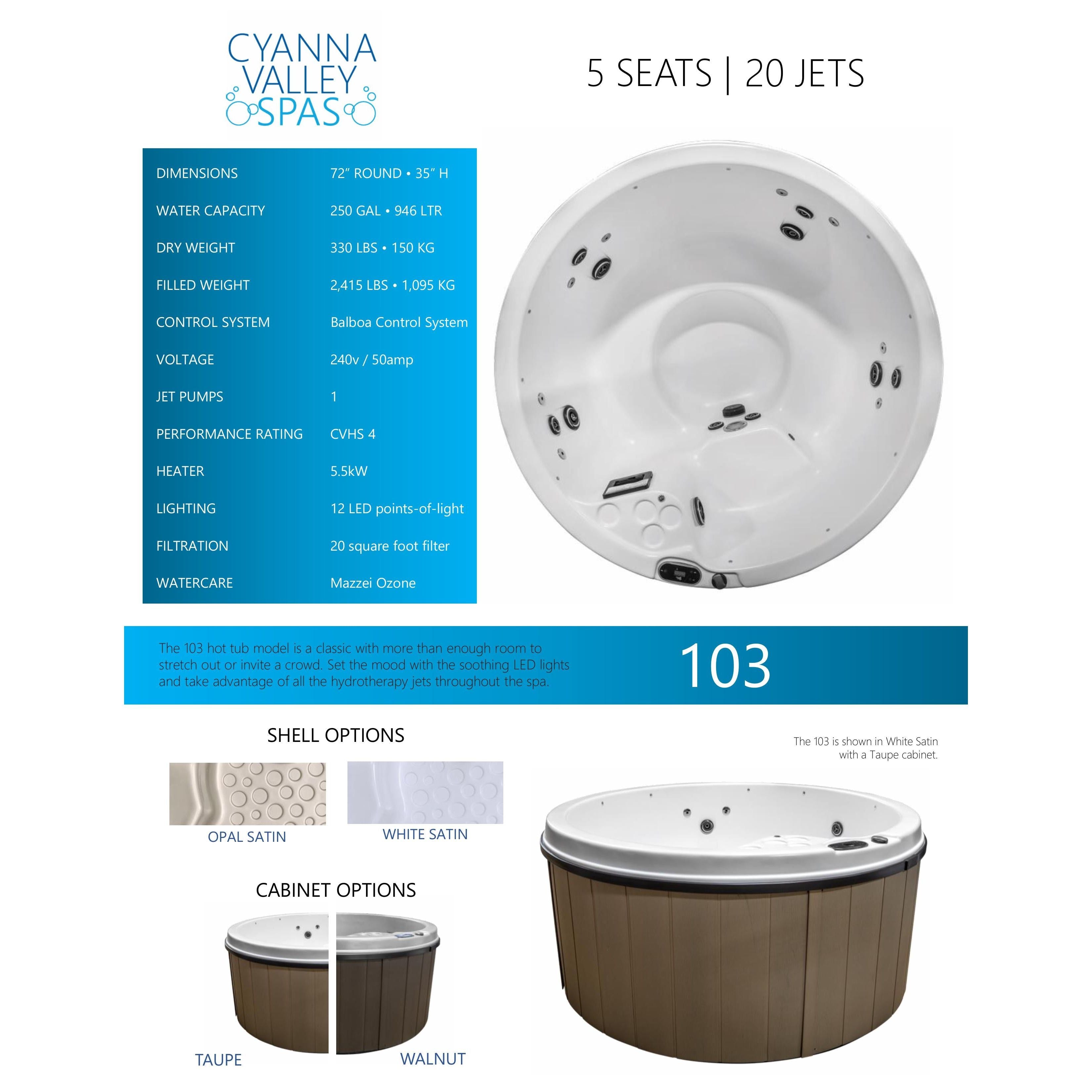 103 Hot Tub (240V)