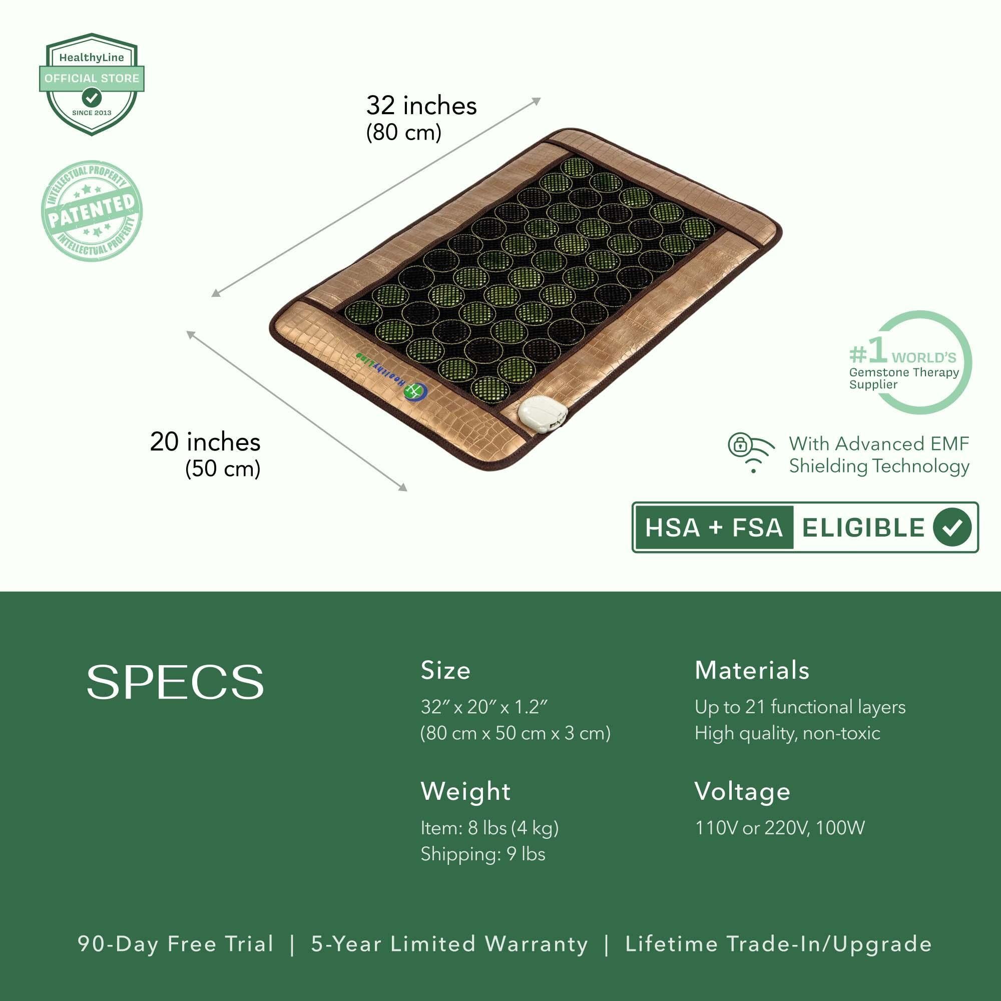 HealthyLine MESH Series Far Infrared Heating Mat