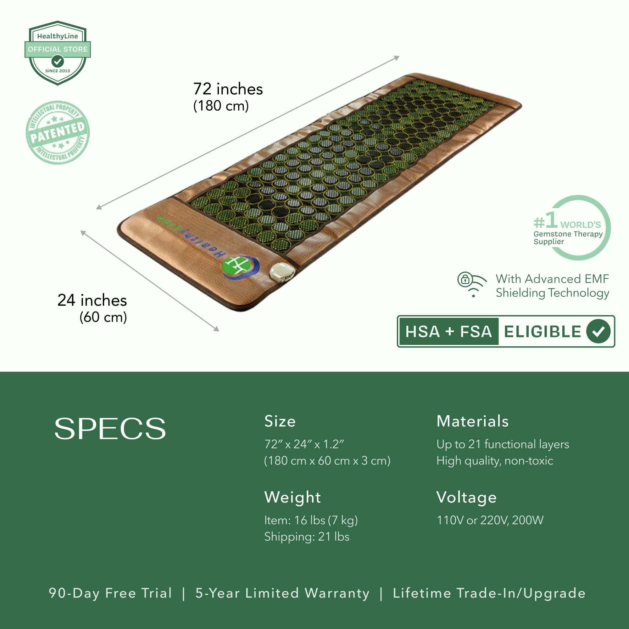 HealthyLine MESH Series Far Infrared Heating Mat