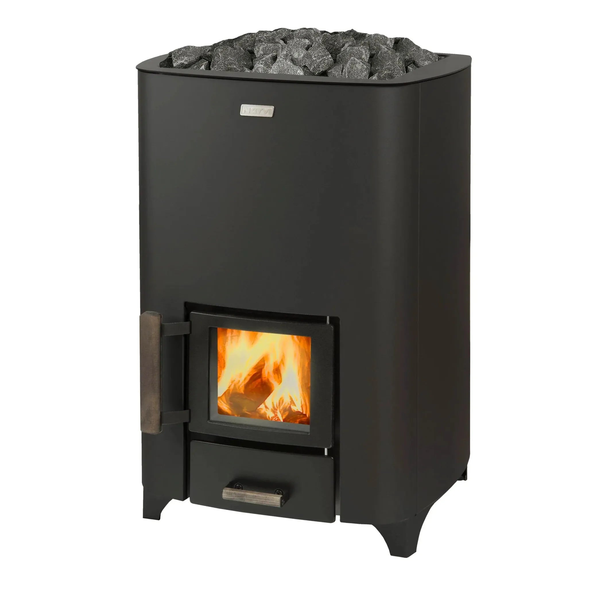 Narvi NC Black Wood Burning Sauna Heater
