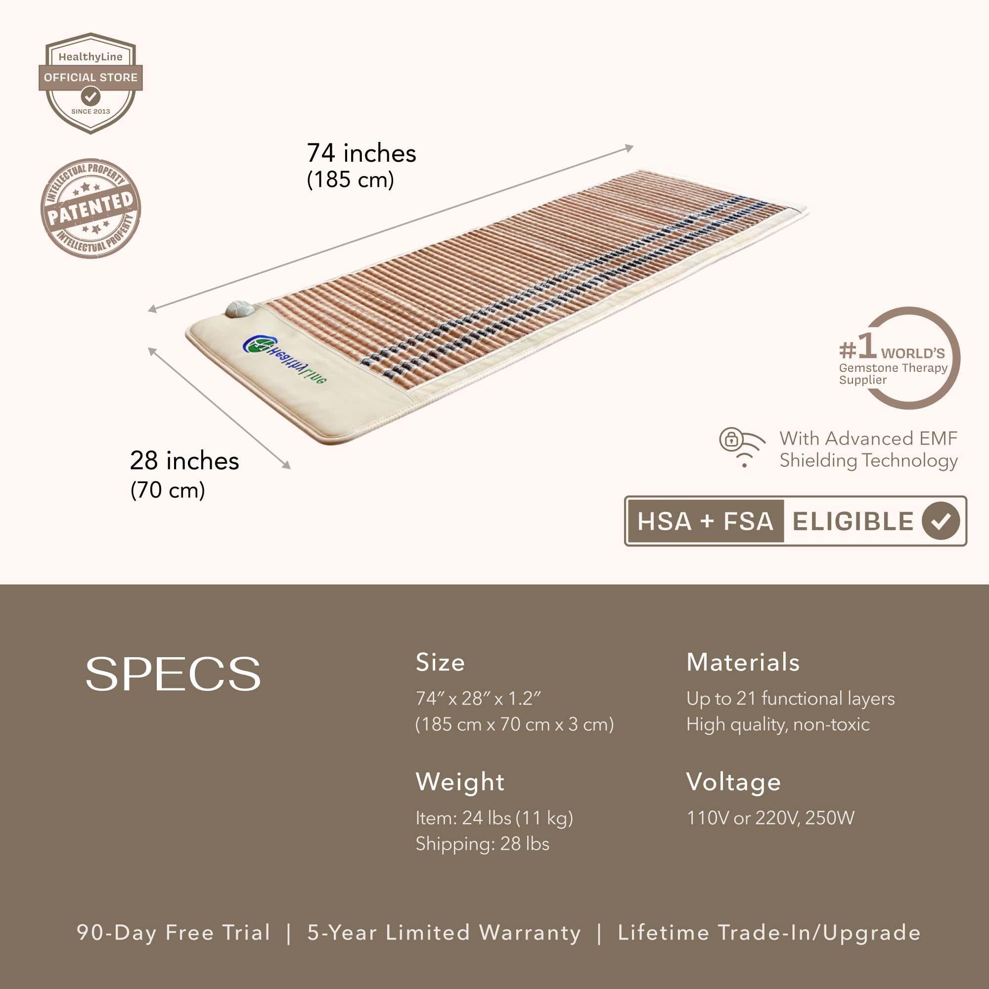 HealthyLine SOFT Series Far Infrared Heating Mat