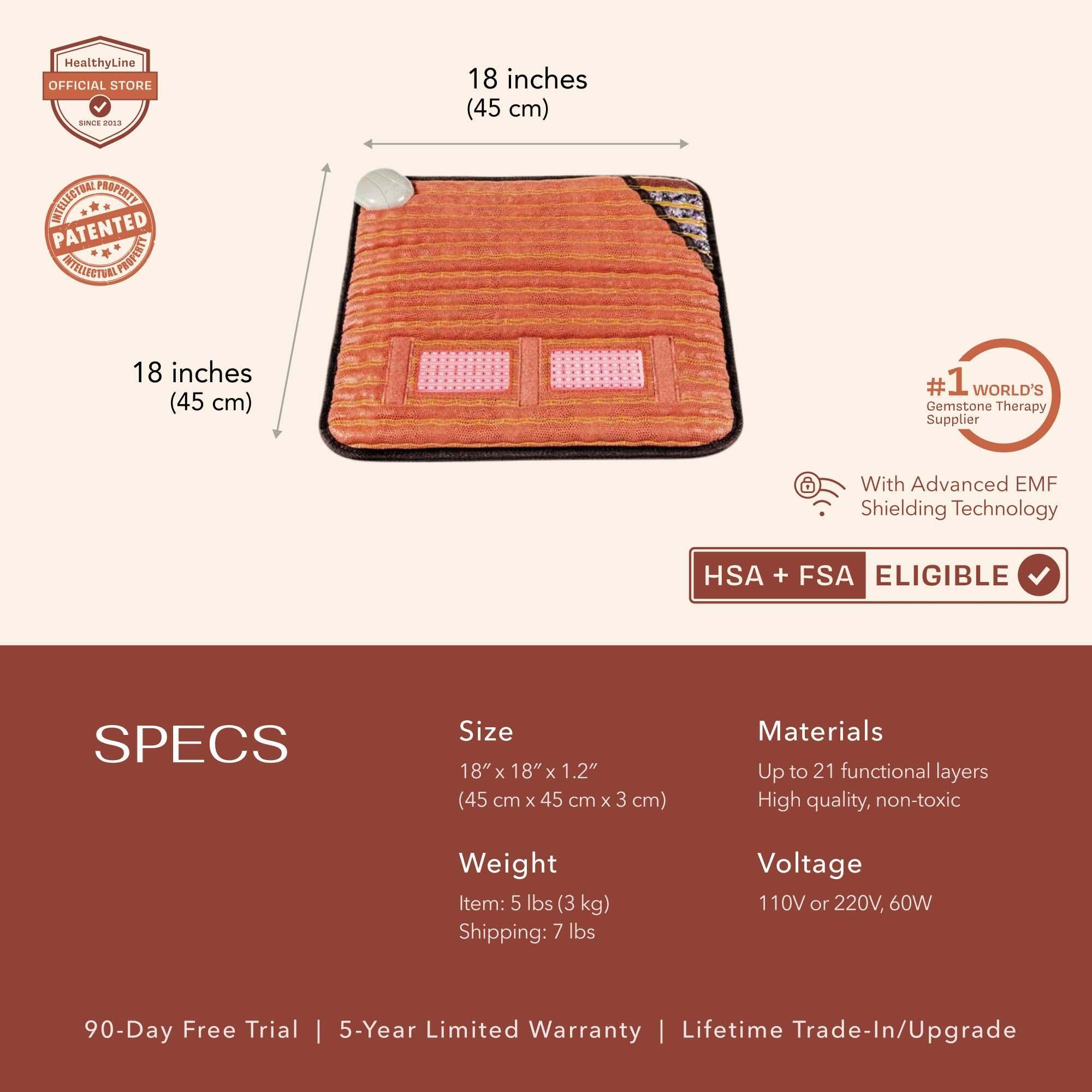 HealthyLine TAO Series Far Infrared Heating Mat