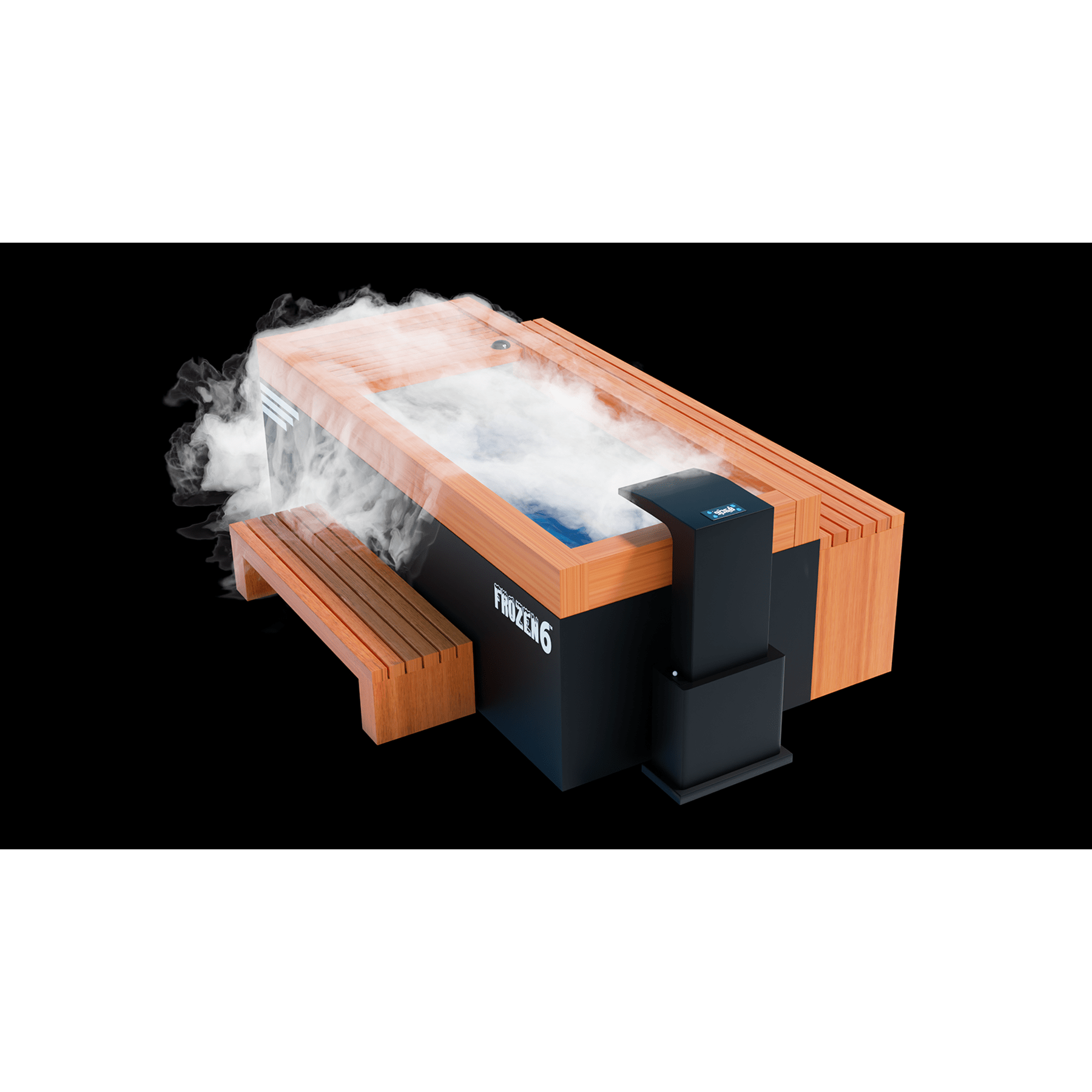 Medical Frozen 6 Cold Plunge with Accessories Kit and Essential Oil Steam Generator